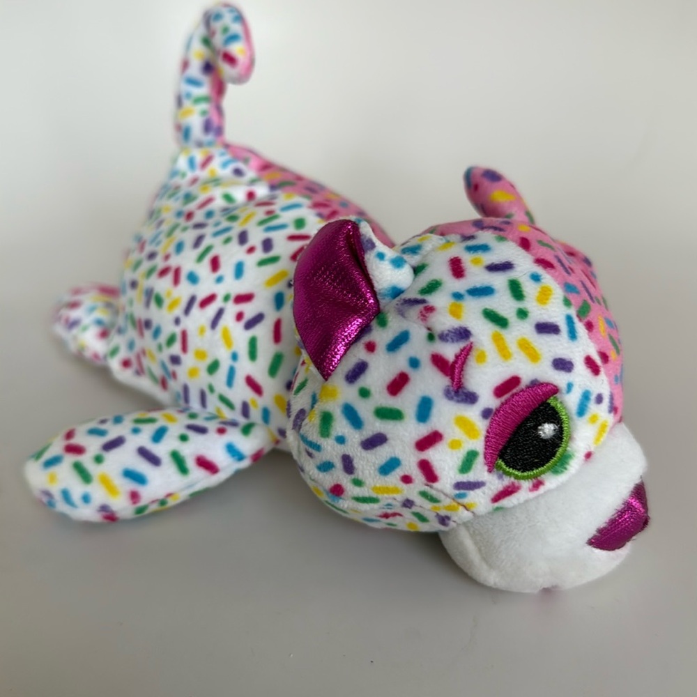 Cutetitos Pink Sprinkles Animal 7" Beanie Plush Stuffed Animal